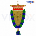 Vitrox Handmade Traditional Nettipattam Wall Hanging Décor – Single Side Design for Home & Pooja Room