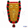 Vitrox Handmade Traditional Nettipattam Wall Hanging Décor – Single Side Design for Home Wall & Housewarming Gift