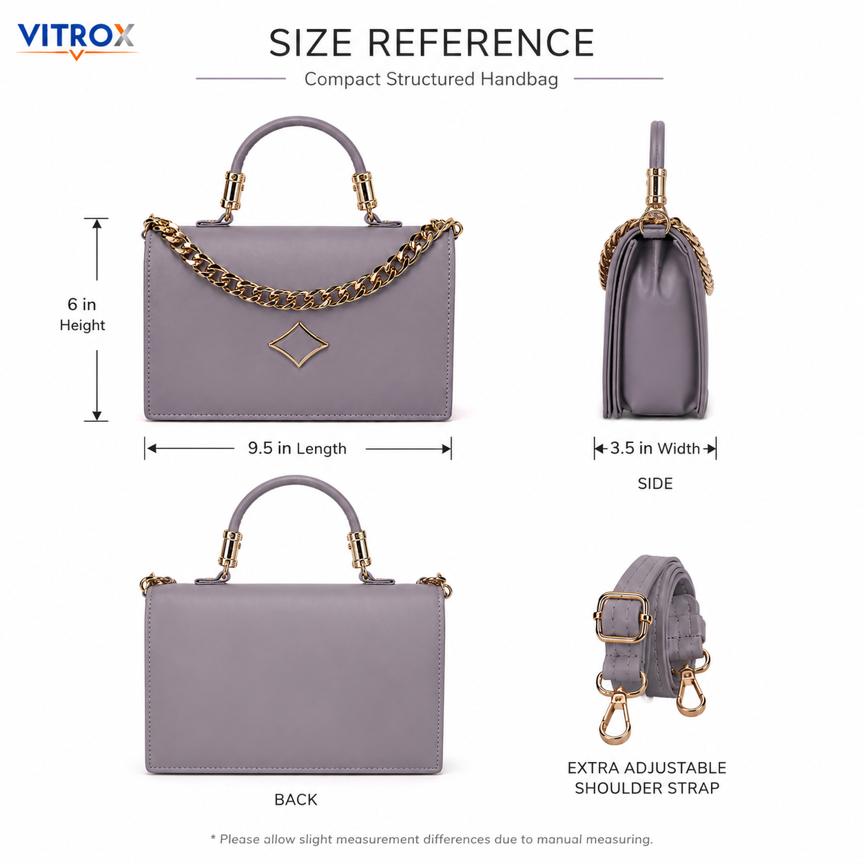 Women’s Structured Handbag&nbsp;