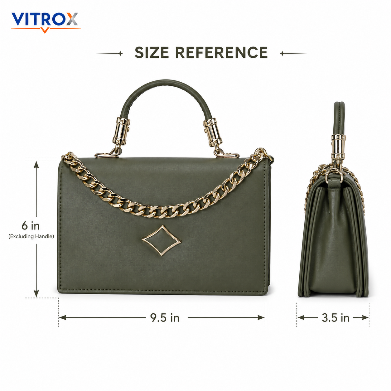 Women’s Structured Top Handle Handbag