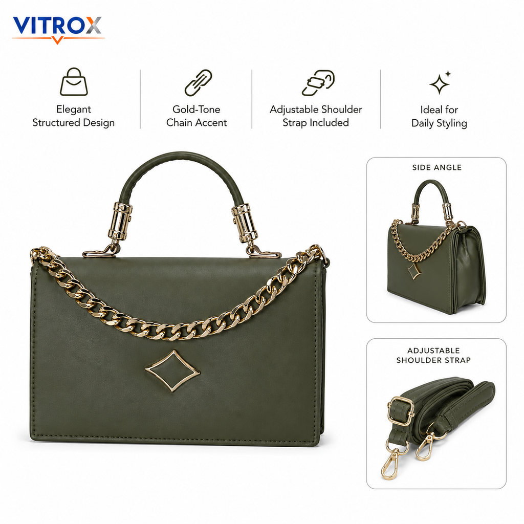 Women’s Structured Top Handle Handbag