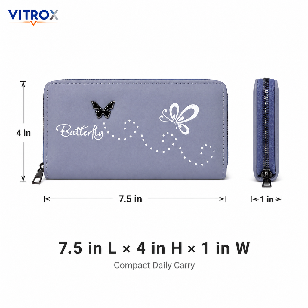 Women’s Zip-Around Wallet Clutch