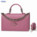 Women’s Elegant Structured Handbag with Adjustable Shoulder Strap