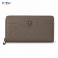 Women’s Embossed Floral Zip-Around Wallet