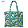 Floral Quilted Tote Bag