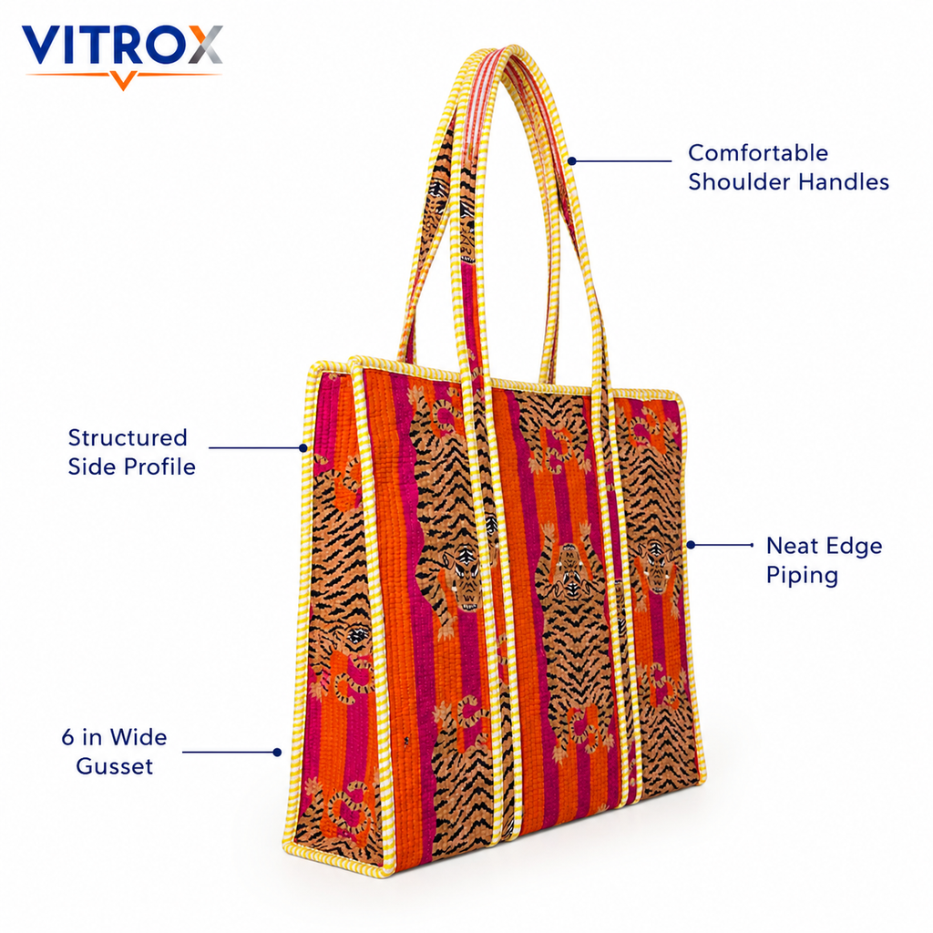 Women’s Quilted Tote Bag