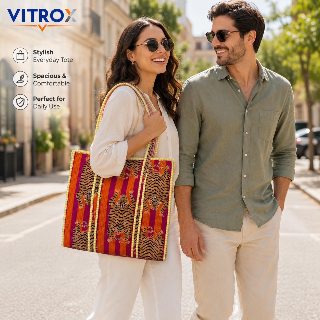 Women’s Quilted Tote Bag