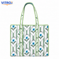 Women’s Quilted Floral Tote Bag&nbsp;