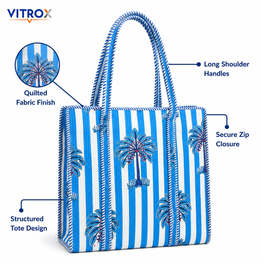 Women’s Quilted Tote Bag