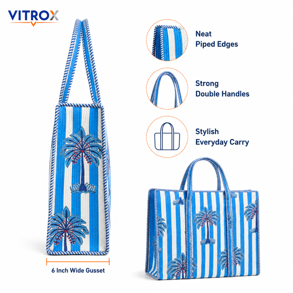 Women’s Quilted Tote Bag