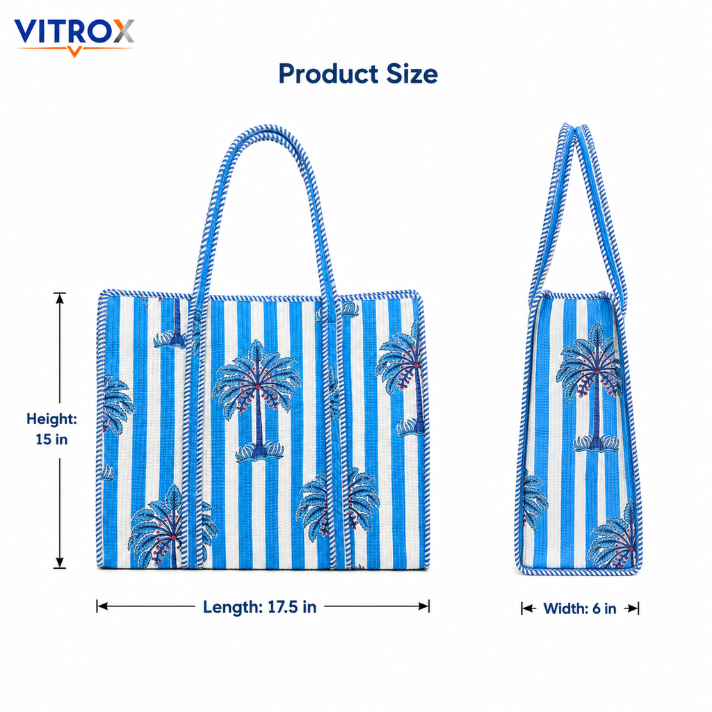 Women’s Quilted Tote Bag