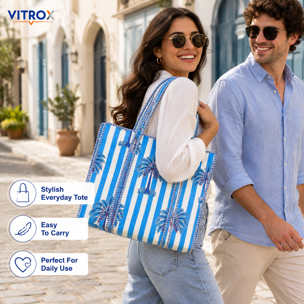 Women’s Quilted Tote Bag