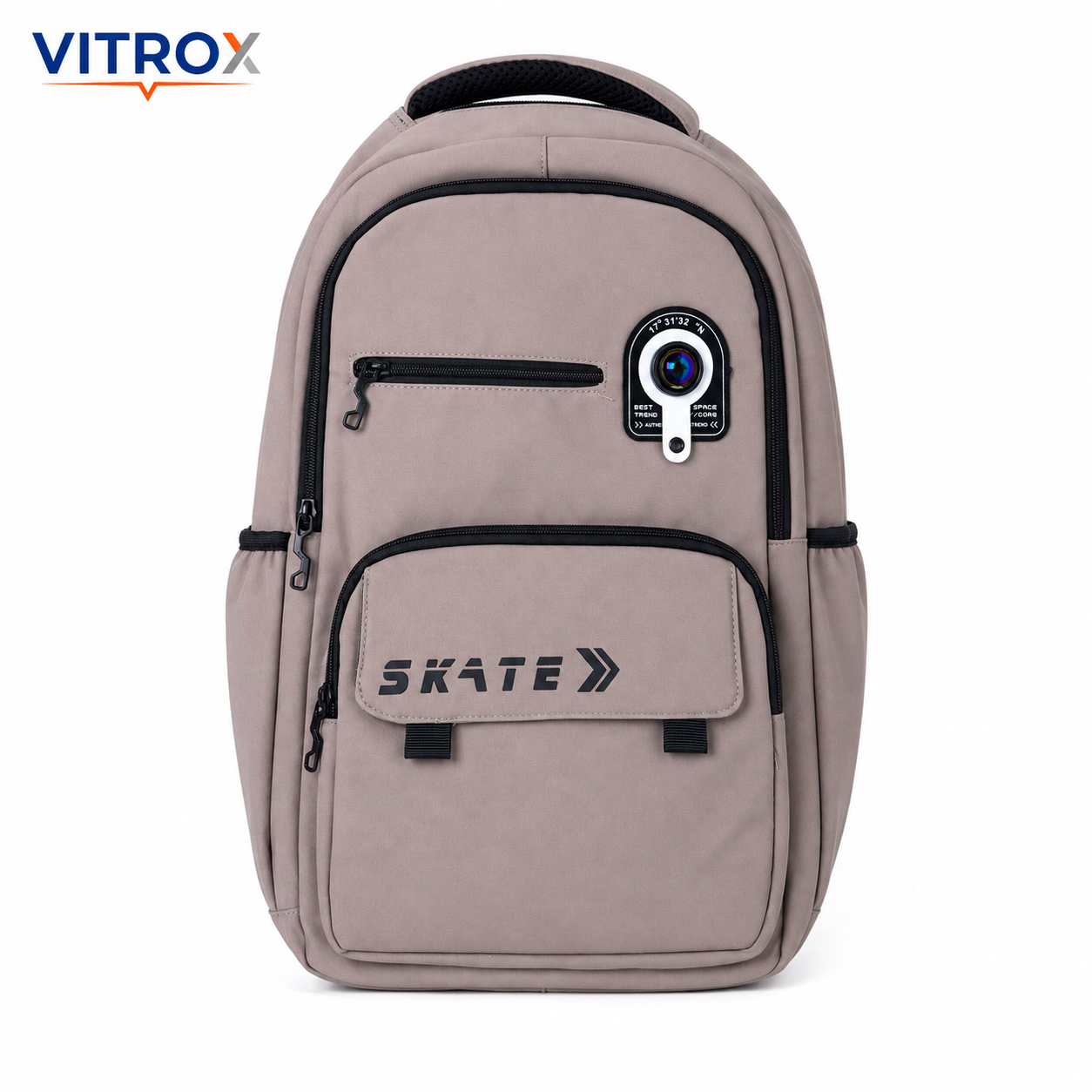 Korean-Style Unisex Multi-Compartment Backpack