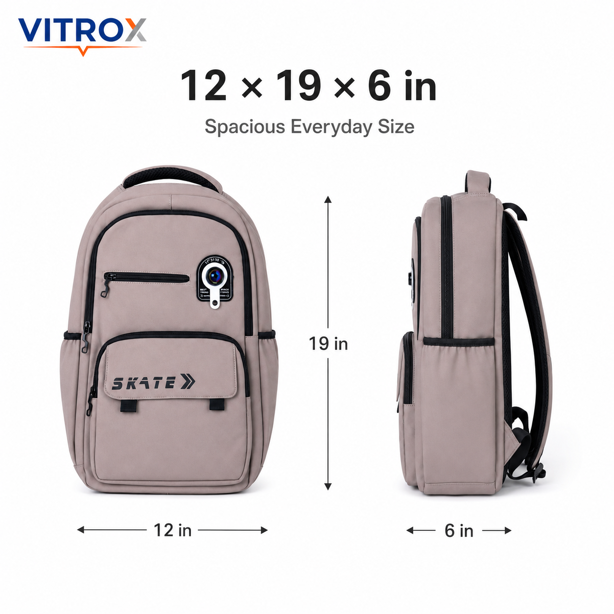 Korean-Style Unisex Multi-Compartment Backpack
