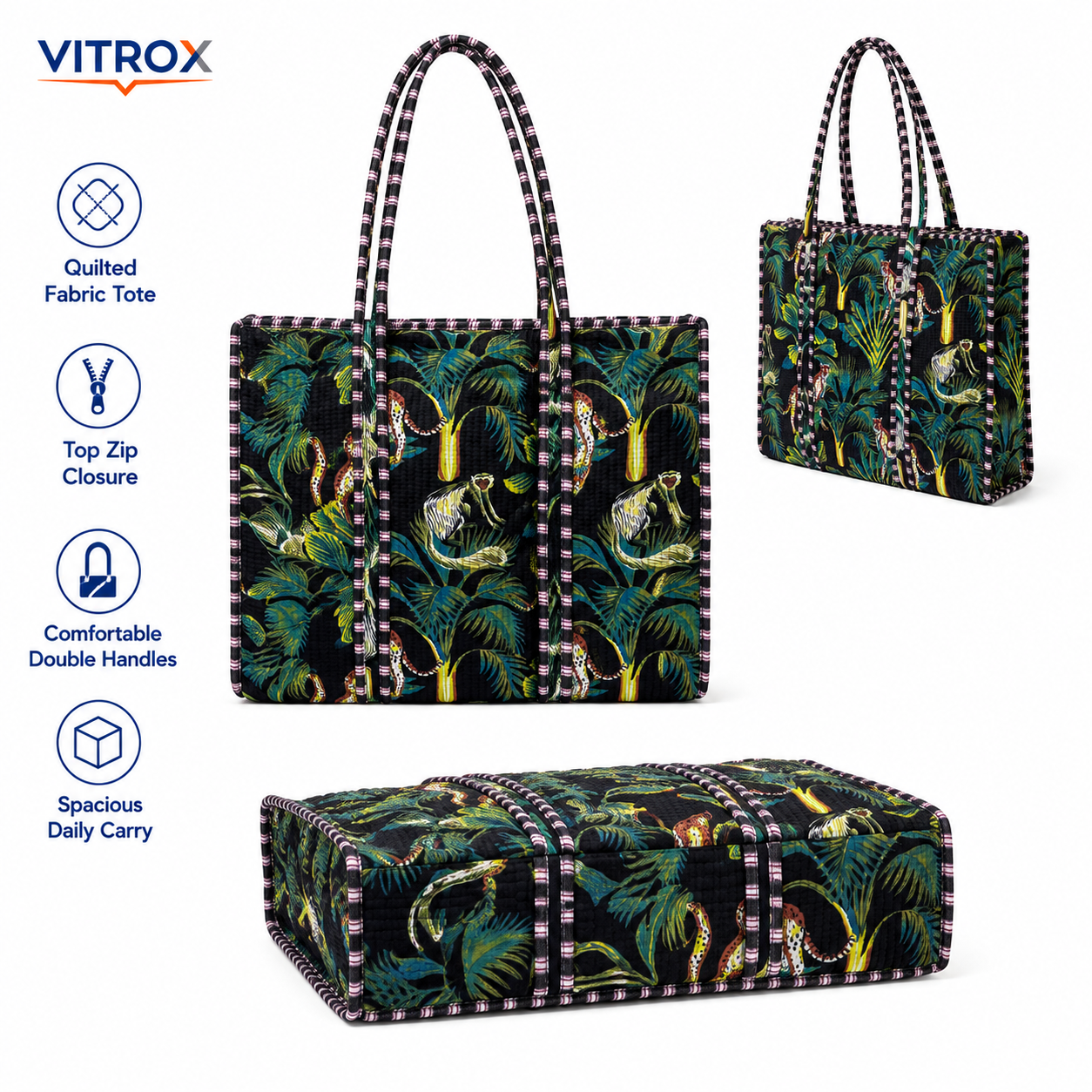 Women’s Quilted Tote Bag