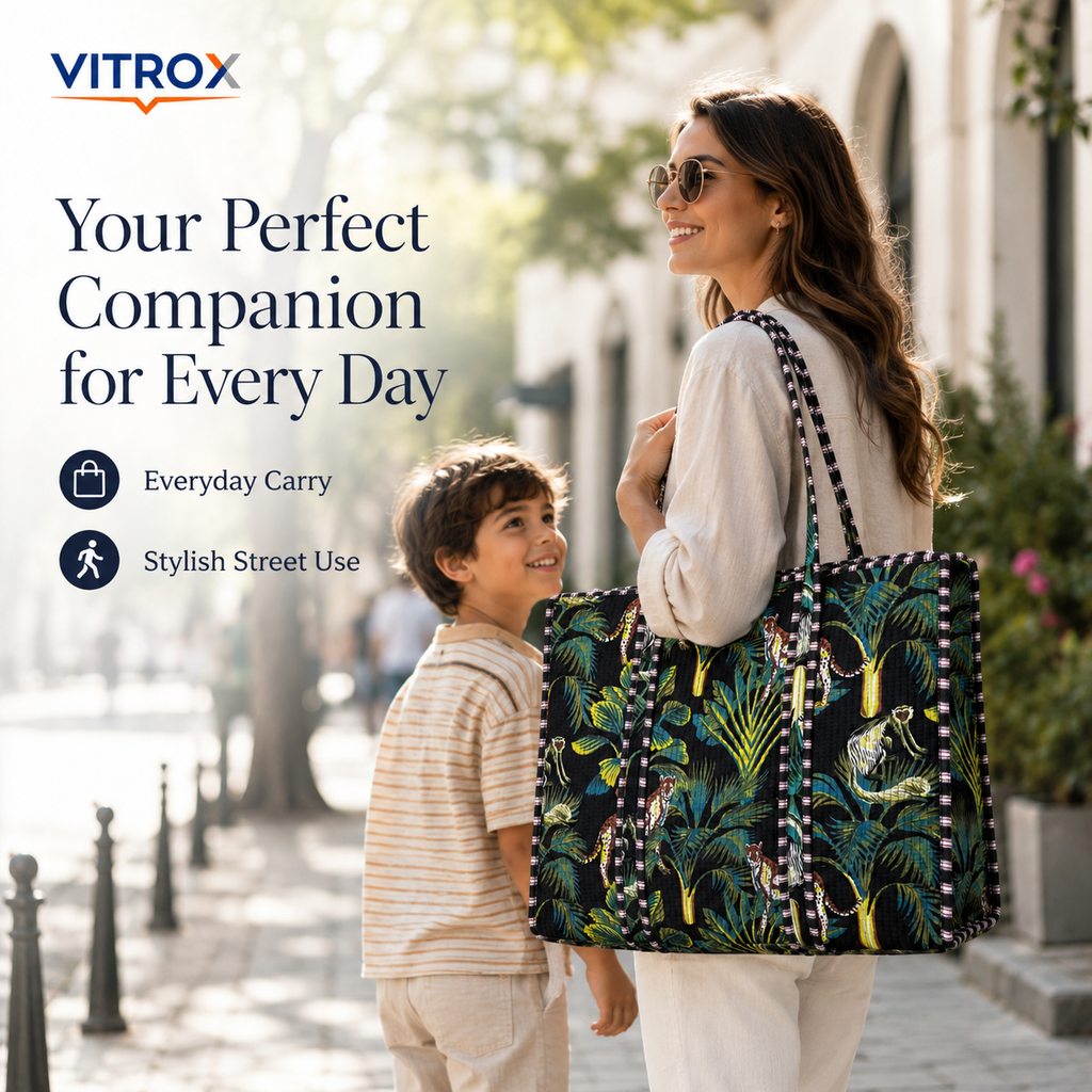 Women’s Quilted Tote Bag