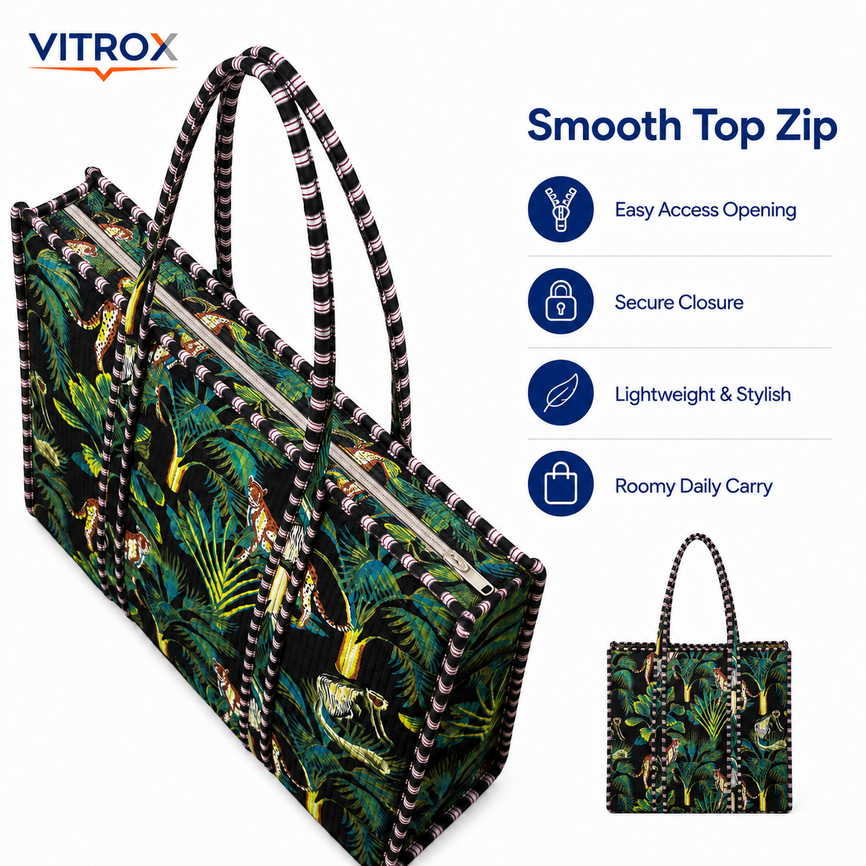 Women’s Quilted Tote Bag