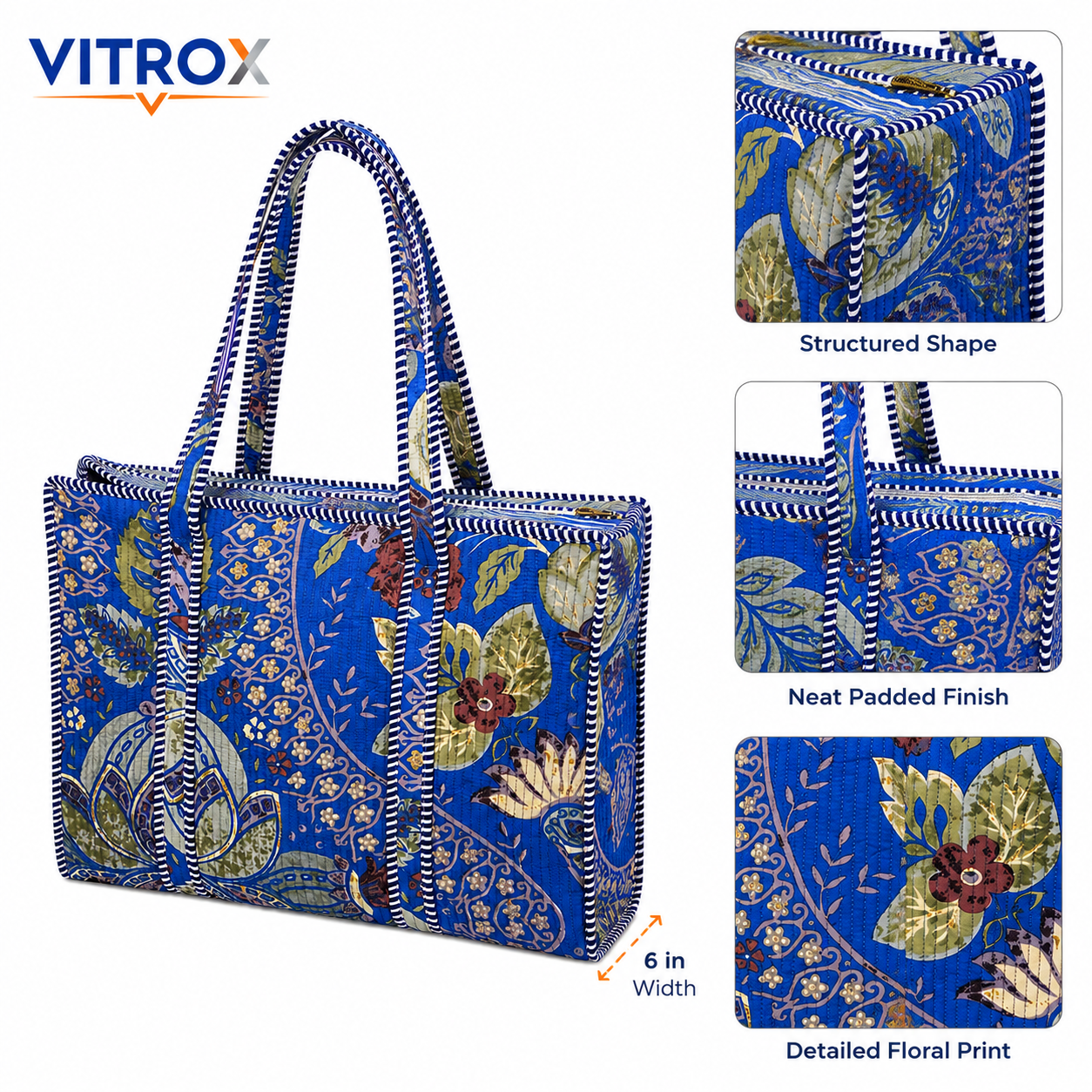 Women’s Quilted Tote Bag