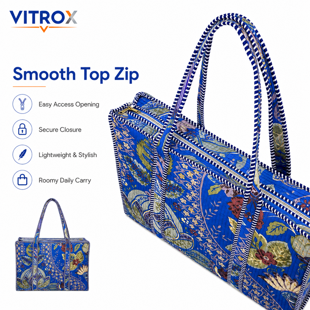 Women’s Quilted Tote Bag