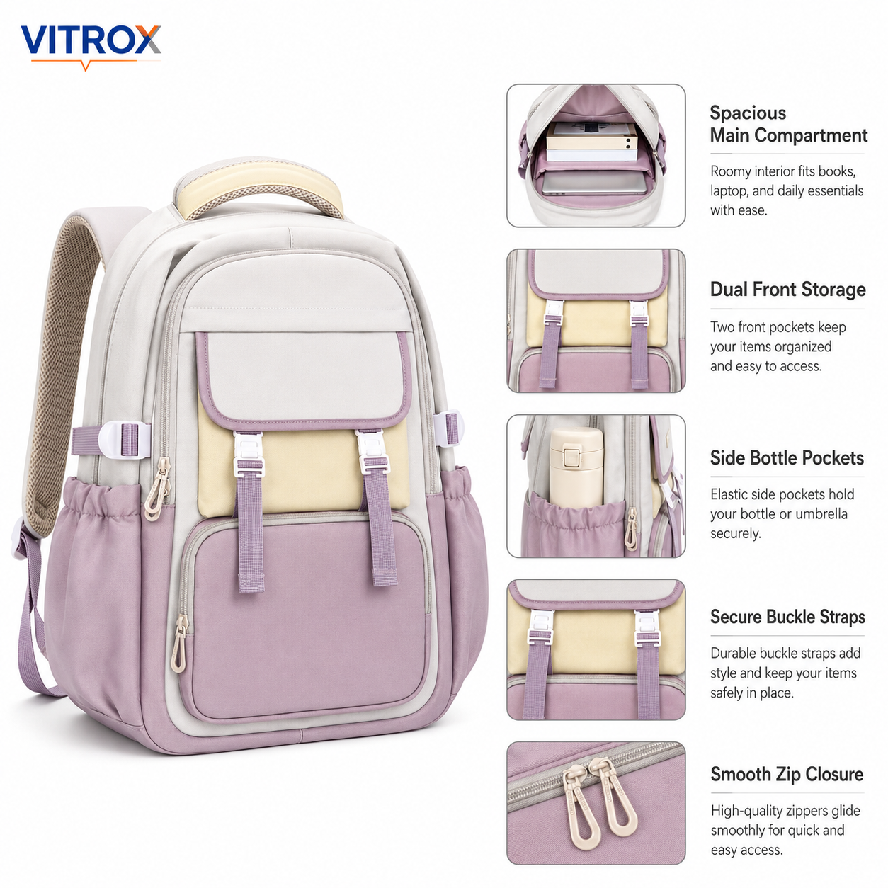 Women’s Multi-Compartment Backpack
