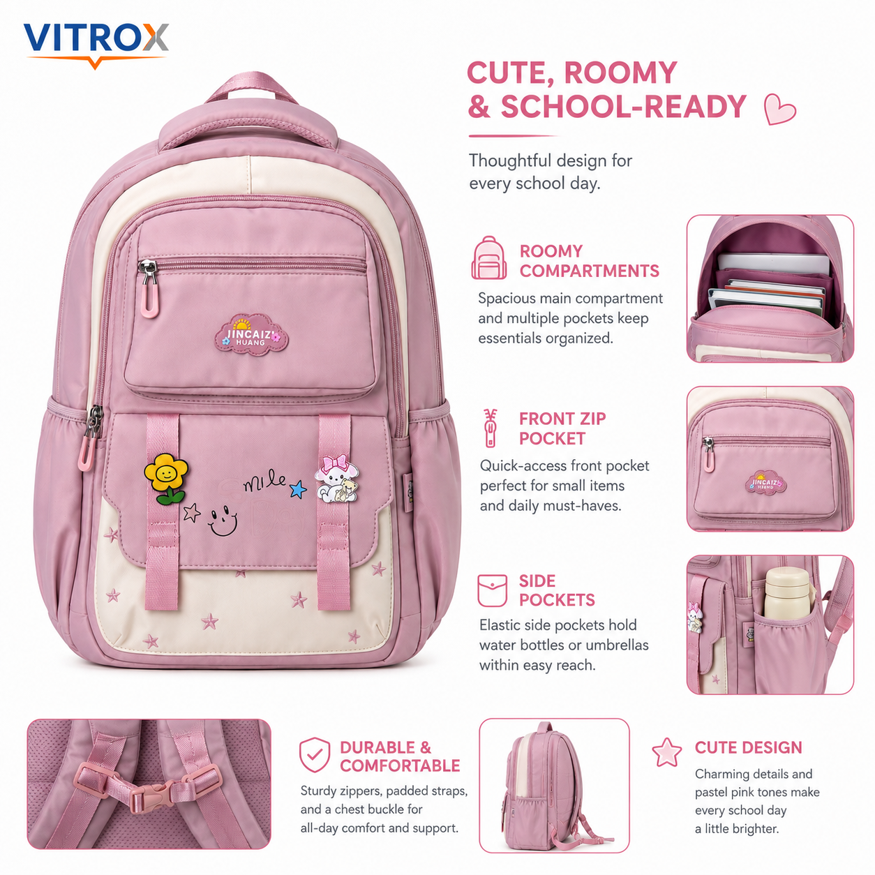 Multi-Compartment Backpack