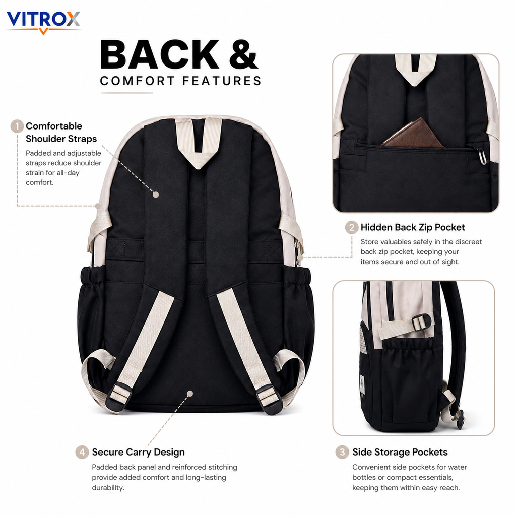 Multi-Pocket School & College Backpack