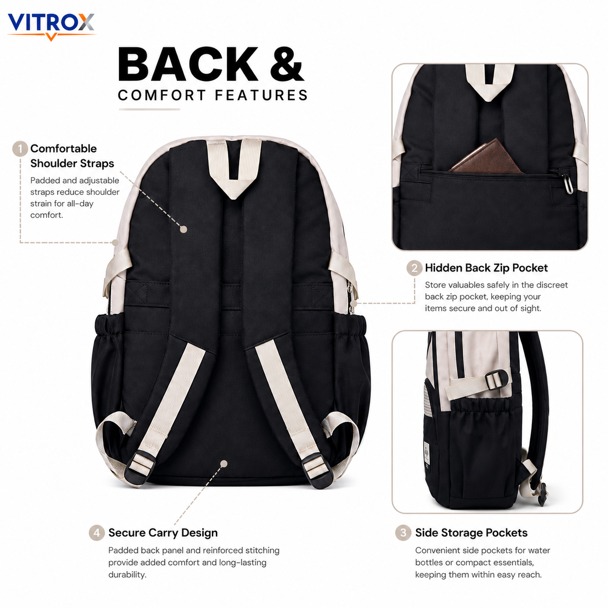 Multi-Pocket School & College Backpack