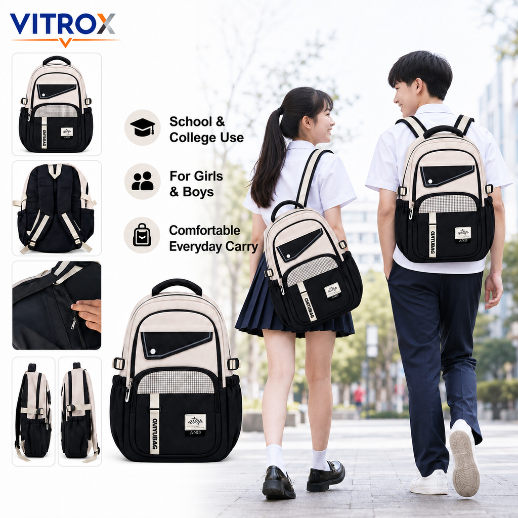 Multi-Pocket School & College Backpack