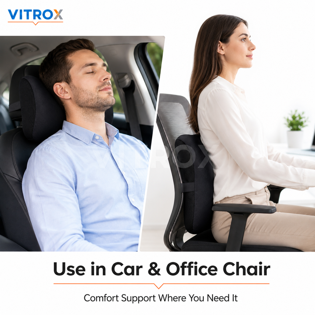 Ergonomic car / chair Support Cushion