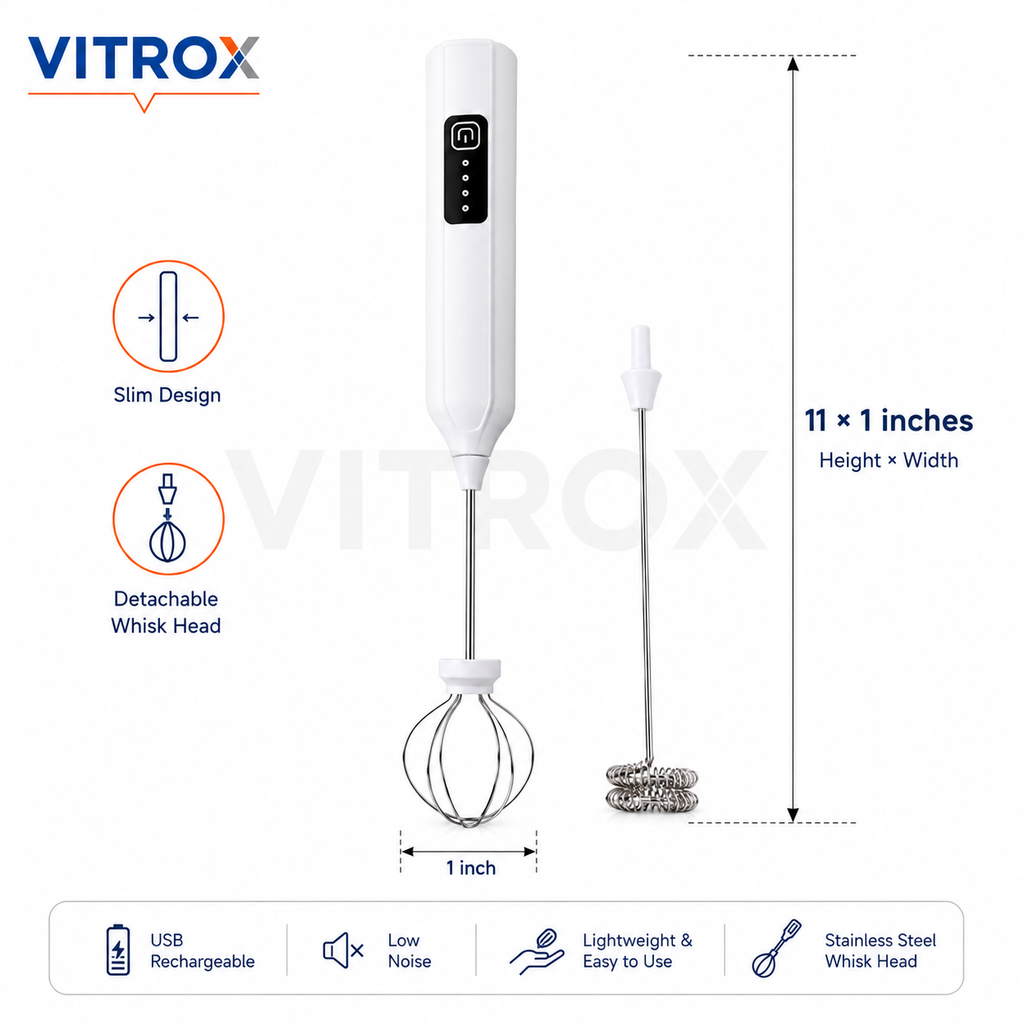 Rechargeable Electric Milk Frother