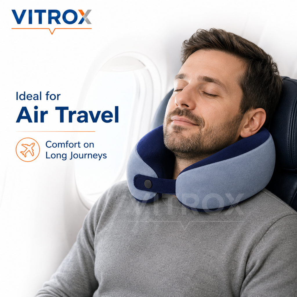 U-Shaped Memory Foam Travel Neck Pillow