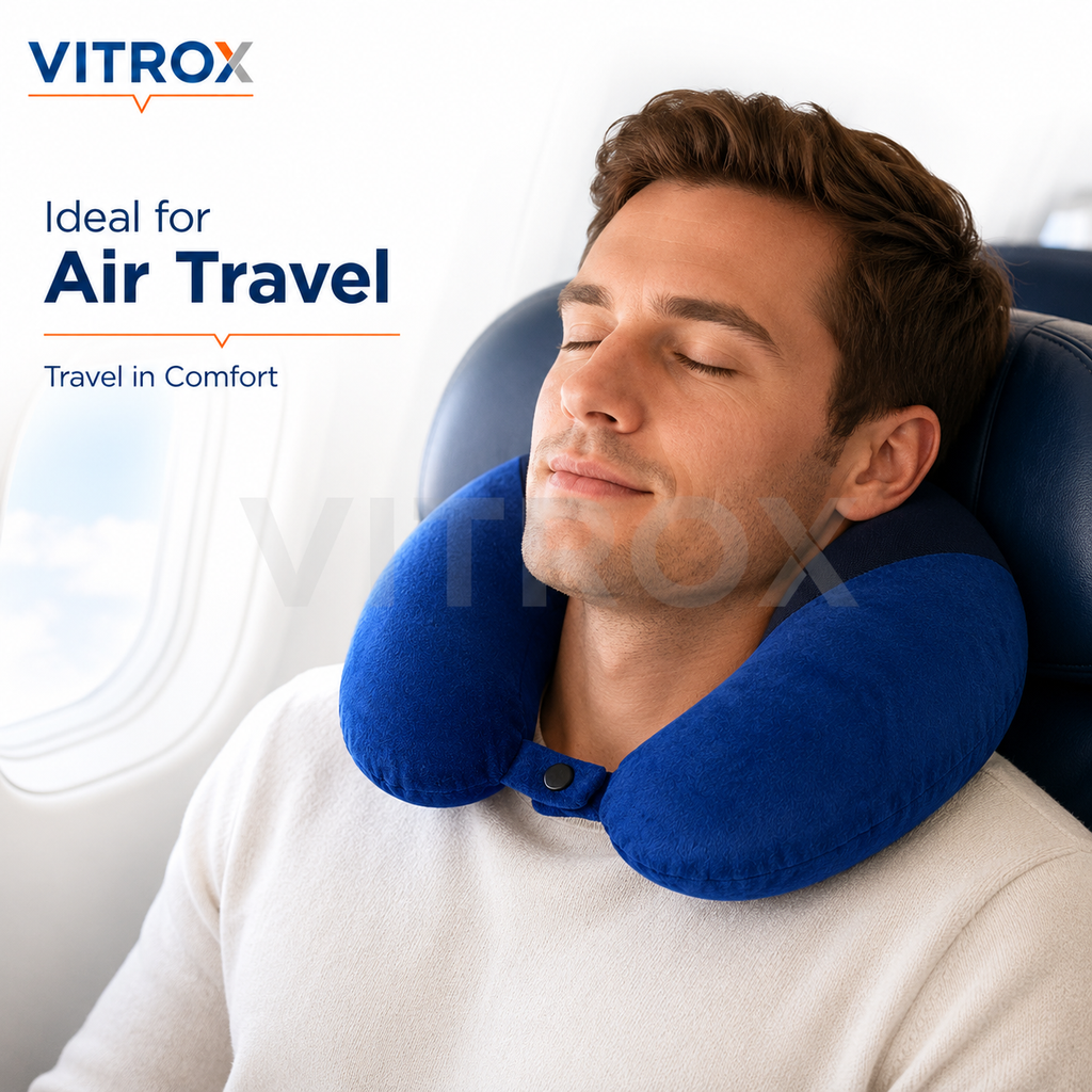 U-Shaped Memory Foam Travel Neck Pillow