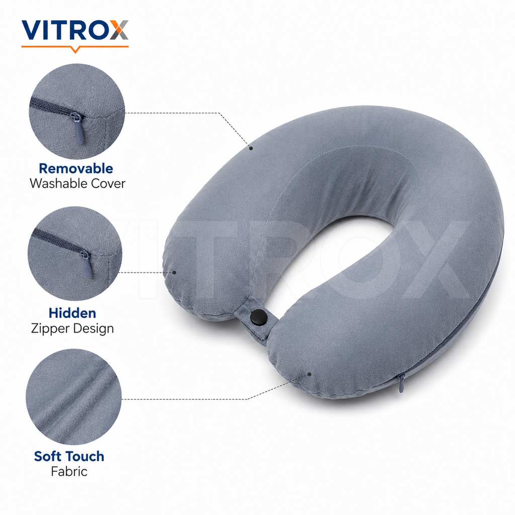 U-Shaped Memory Foam Travel Neck Pillow