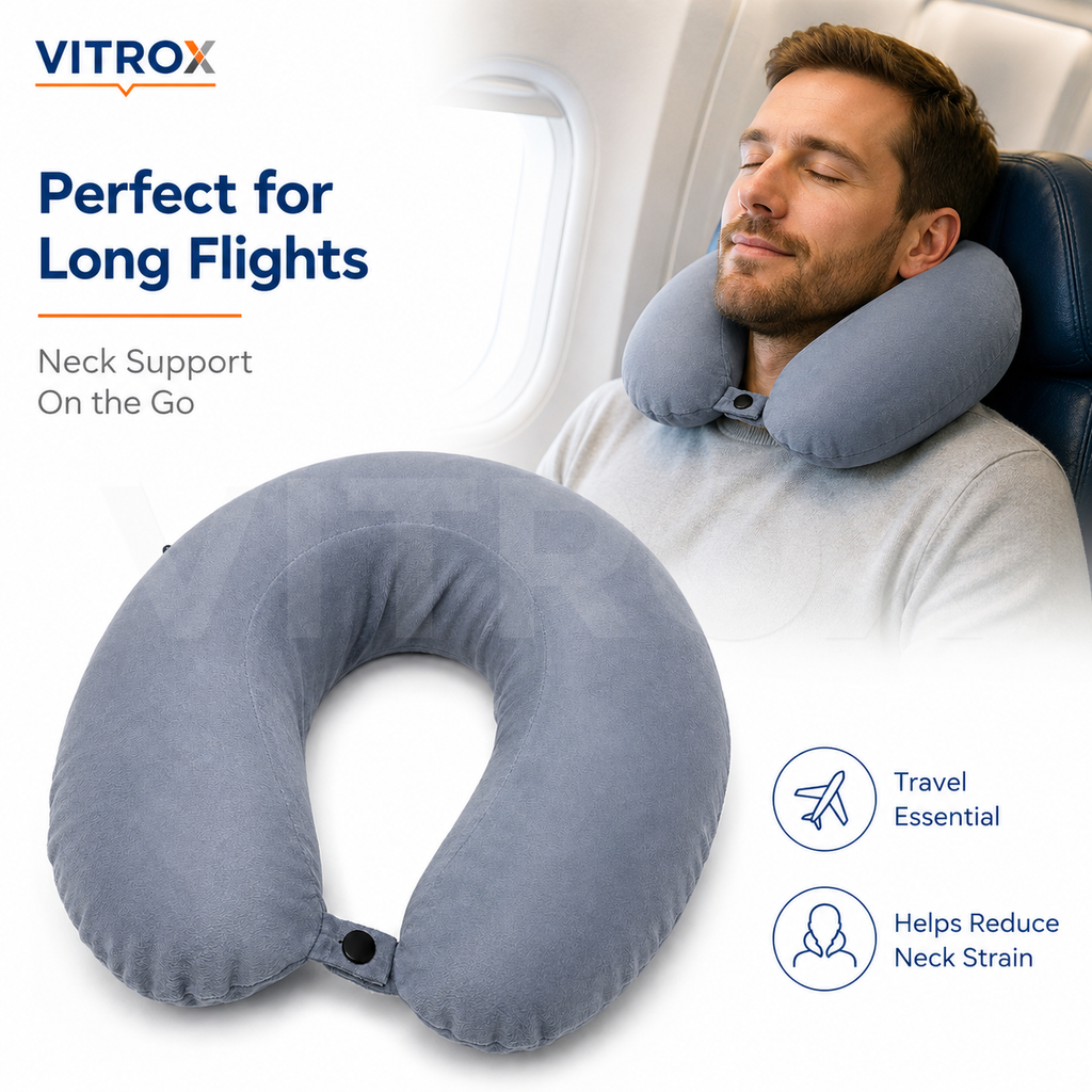 U-Shaped Memory Foam Travel Neck Pillow