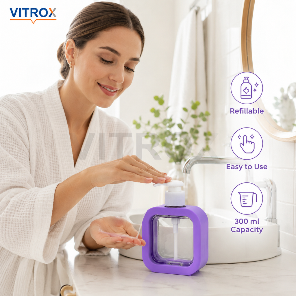 Modern Refillable Liquid Soap Dispenser – 300 ml