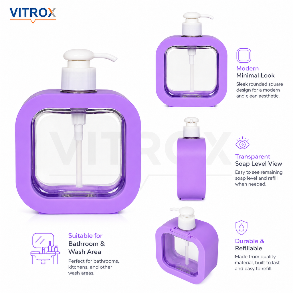 Modern Refillable Liquid Soap Dispenser – 300 ml
