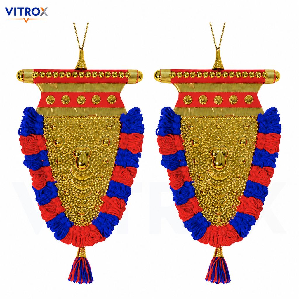 Traditional Handmade Nettipattam Decorative Hanging - Double Side