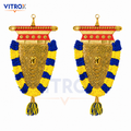 Traditional Handmade Nettipattam Hanging Décor – Double Side Design