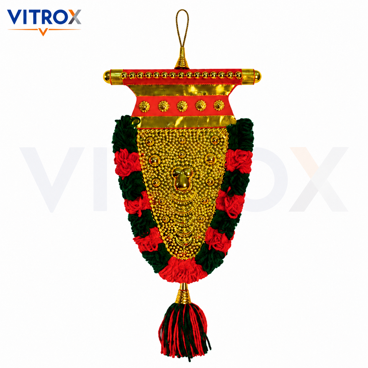 Vitrox Handmade Traditional Nettipattam Wall Hanging Décor – Single Side Design