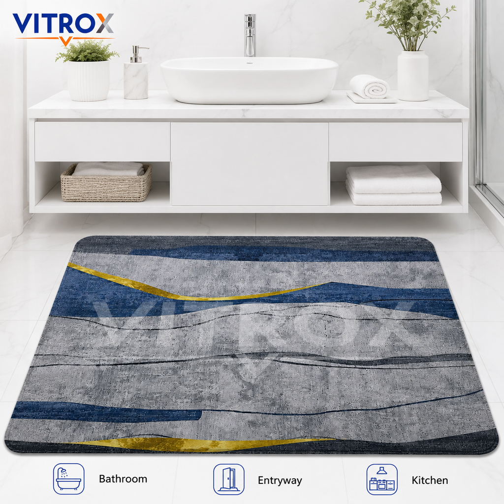 Printed Floor Mat with Anti-Slip Backing