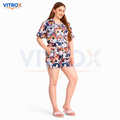 Women’s 2-Piece Cotton Blend Night Suit Set