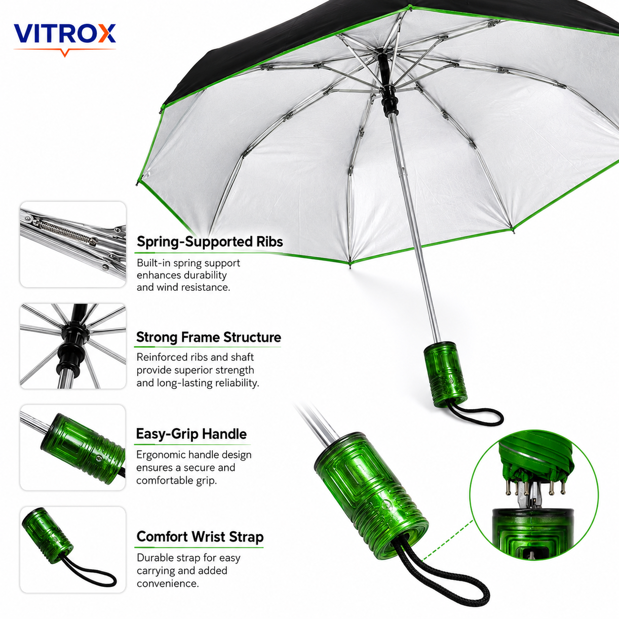 Compact Folding Umbrella