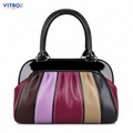 Vitrox Multicolour Glossy Ladies Handbag – 8.5 x 3 x 6 Inch Stylish Hand Carry Bag