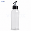 Vitrox Kitchen Oil Dispenser Bottle 1000ml – Transparent Oil Pourer with Nozzle Cap & Measurement Marking
