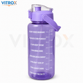 Vitrox 2 Litre Motivational Water Bottle – purple