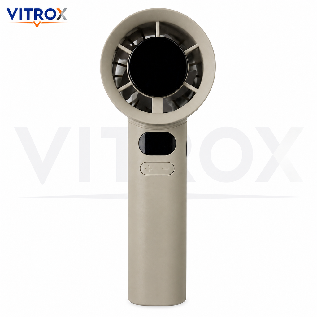 VITROX Digital Display Mini Handheld Fan