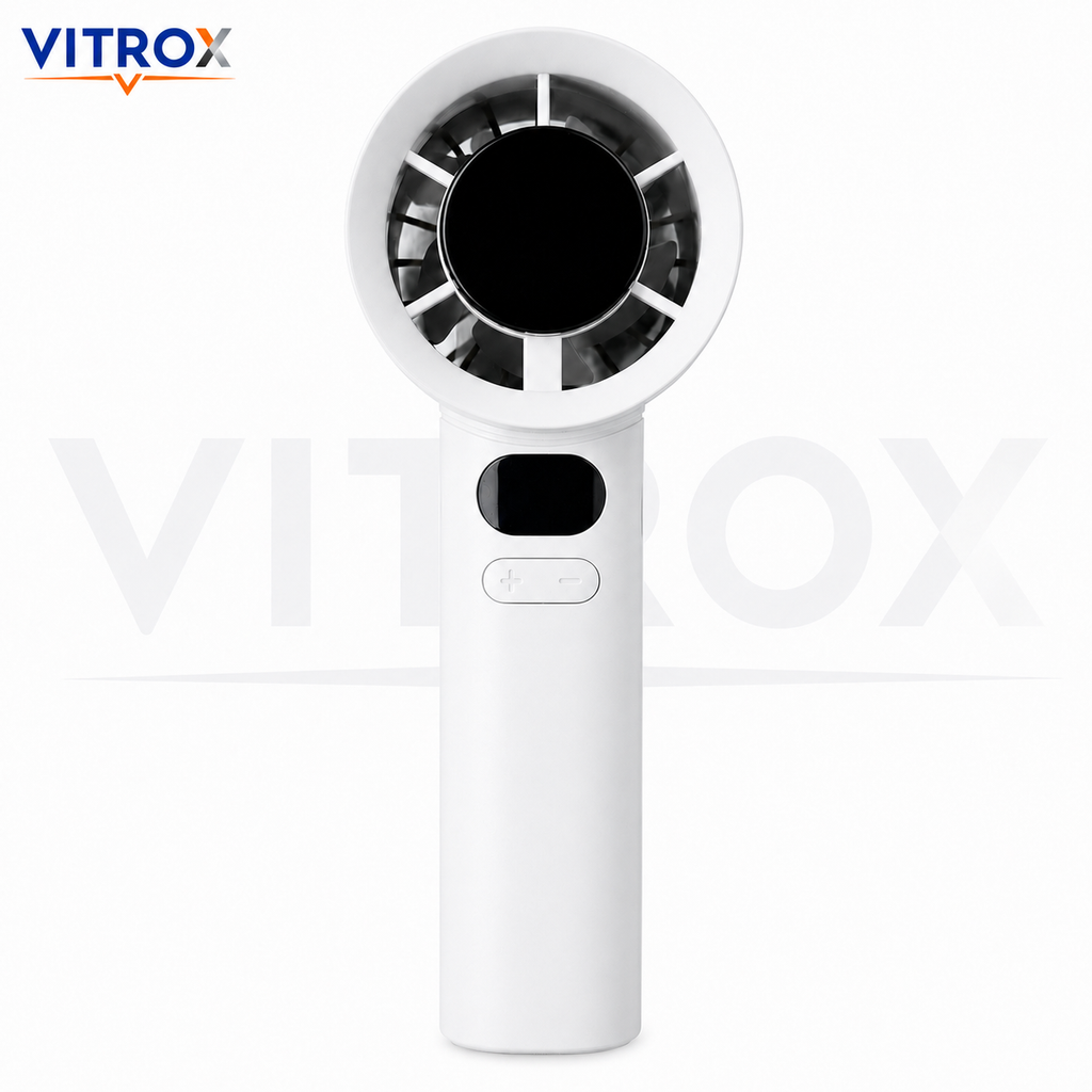 VITROX Digital Display Mini Handheld Fan