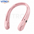 Bladeless Hanging Neck Fan – Pink