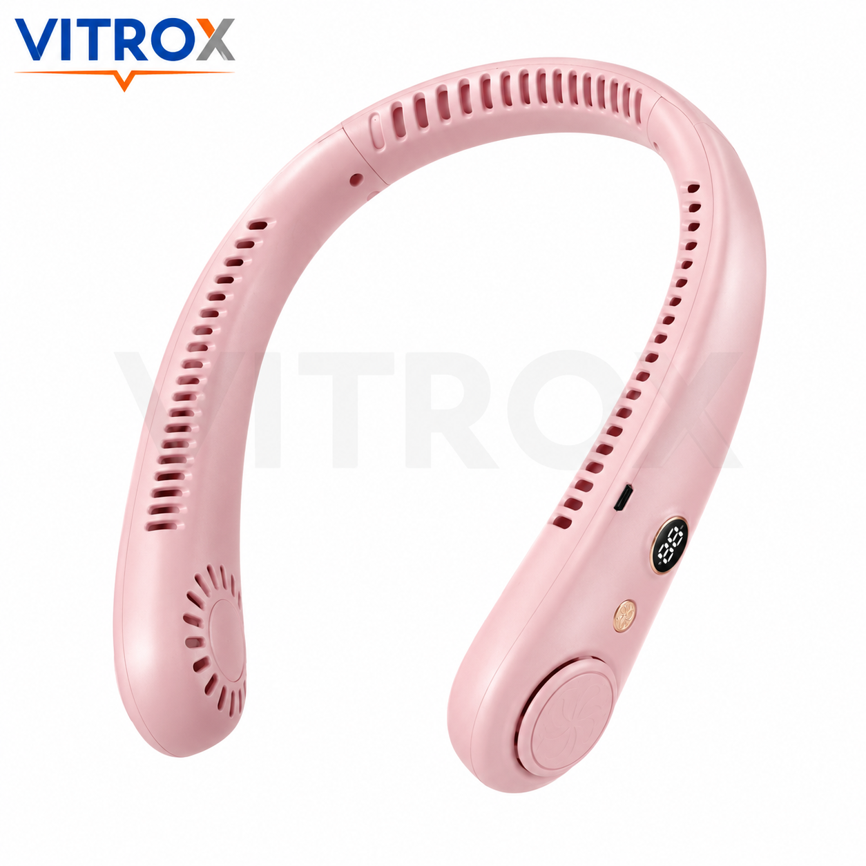 Bladeless Hanging Neck Fan – Pink