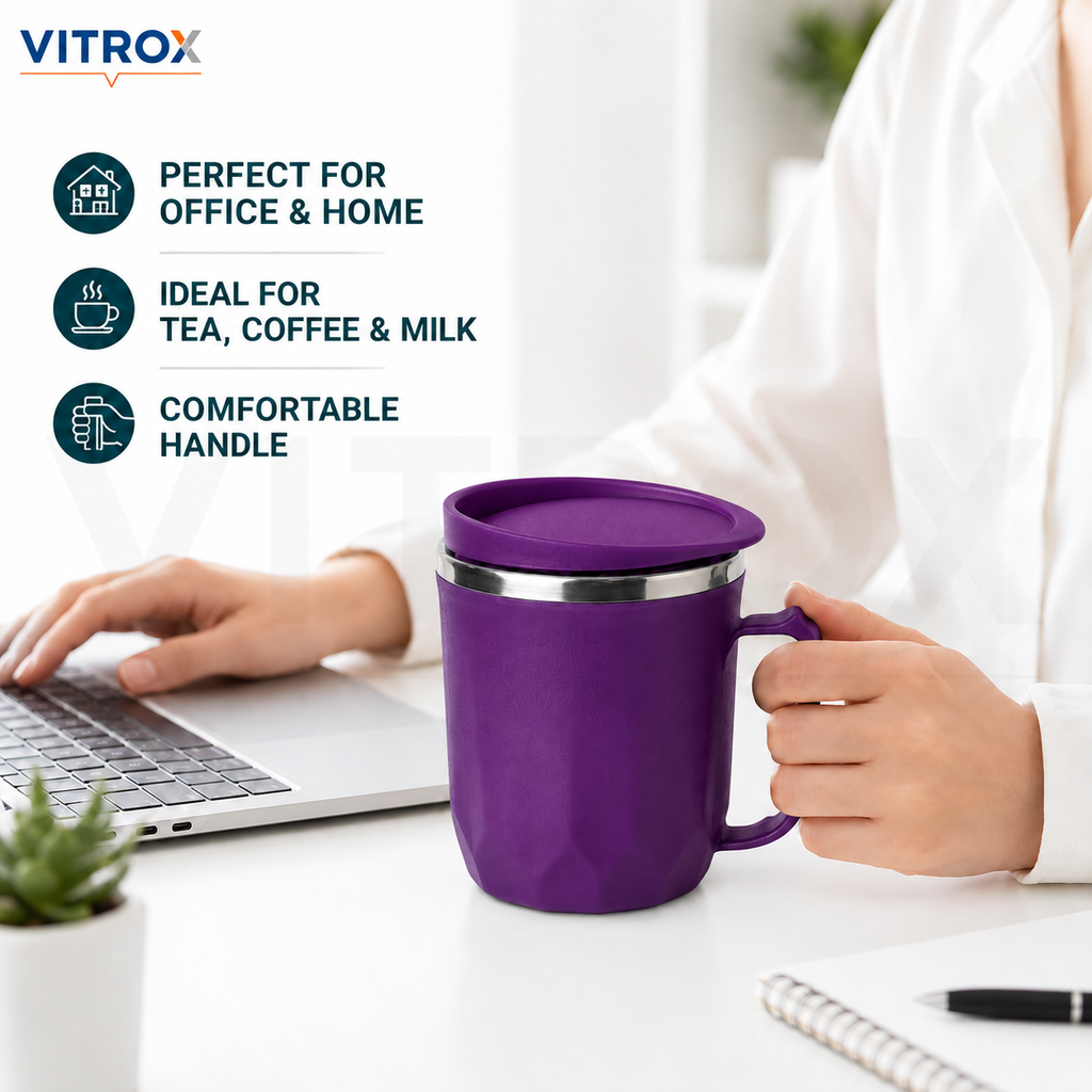 Hot & Cold Insulated Coffee Mug - 300ml